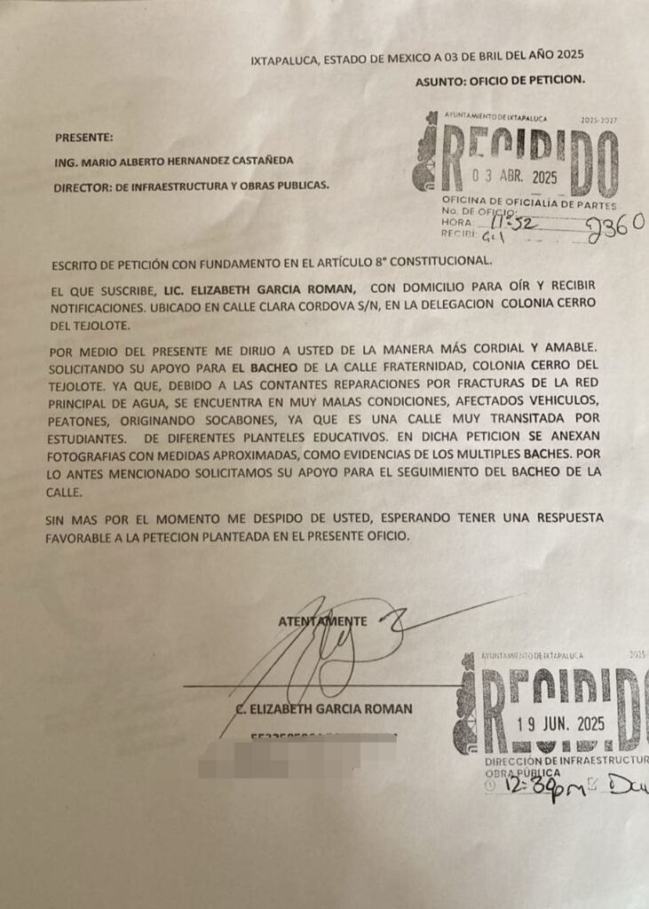 Indignación en Ixtapaluca por coladeras sin tapa; niña resulta herida
