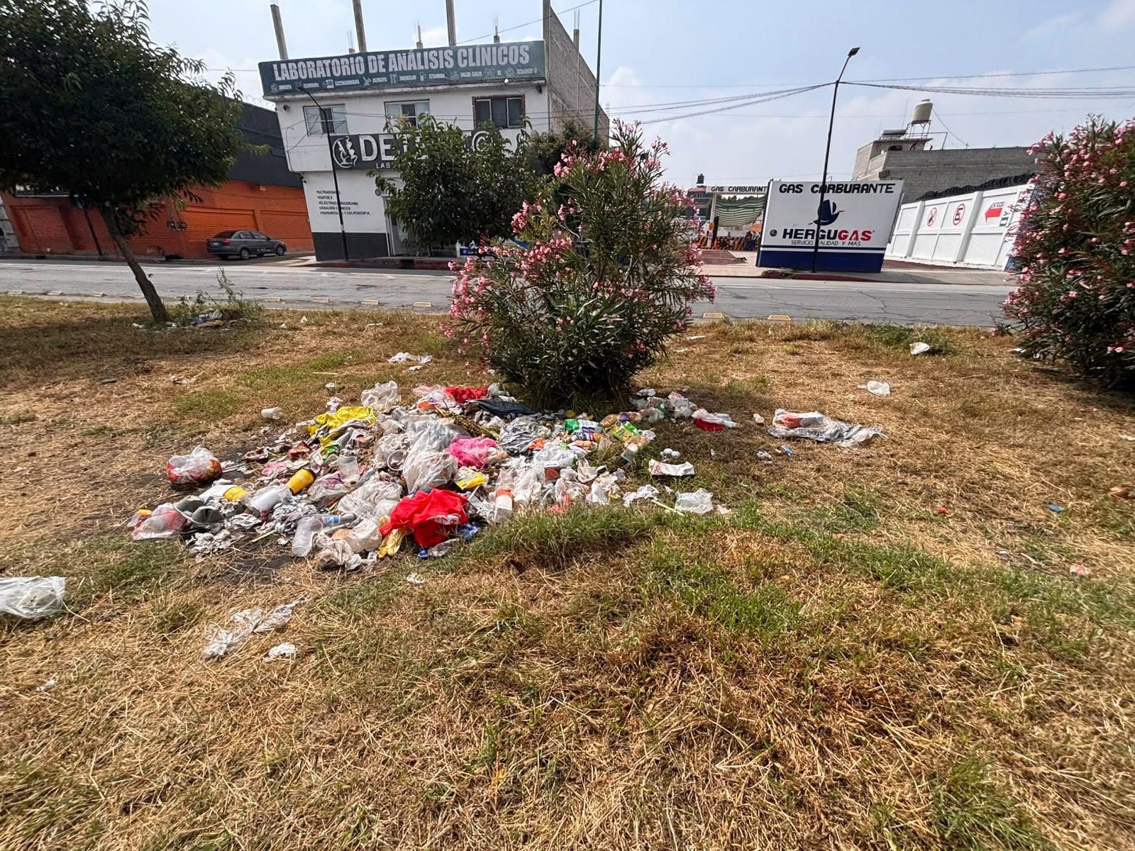 Basura invade áreas verdes en Chimalhuacán